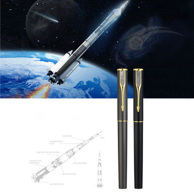 5.5 polegadas de caneta de meteorito do espaço extraterrestre caneta de fonte recarregável