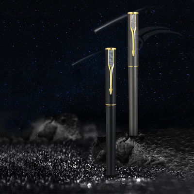 5.5 polegadas de caneta de meteorito do espaço extraterrestre caneta de fonte recarregável
