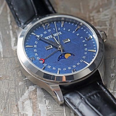 Relógios de estilo de negócios Meteorite 35mm de aço inoxidável Miyota Quartz Relógios de movimento