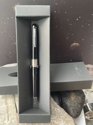 Escritório Executivo Espacial Meteorite Fountain Pen Set Fountain Pen Negro Tipo de tinta Gel