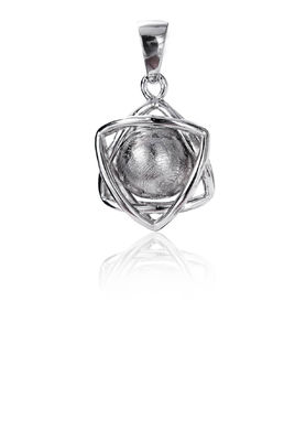 Lucky Star Meteorite Bead 925 Sterling Silver Jewelry adorável pingente
