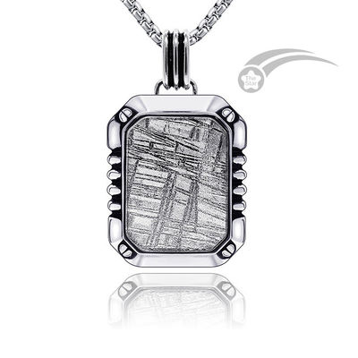 Motor Power Meteorite Pendente Homens Pendente de aço inoxidável 18 * 25mm