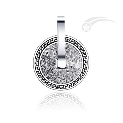 25mm Donut Meteorite Jewelry Pendant de aço inoxidável